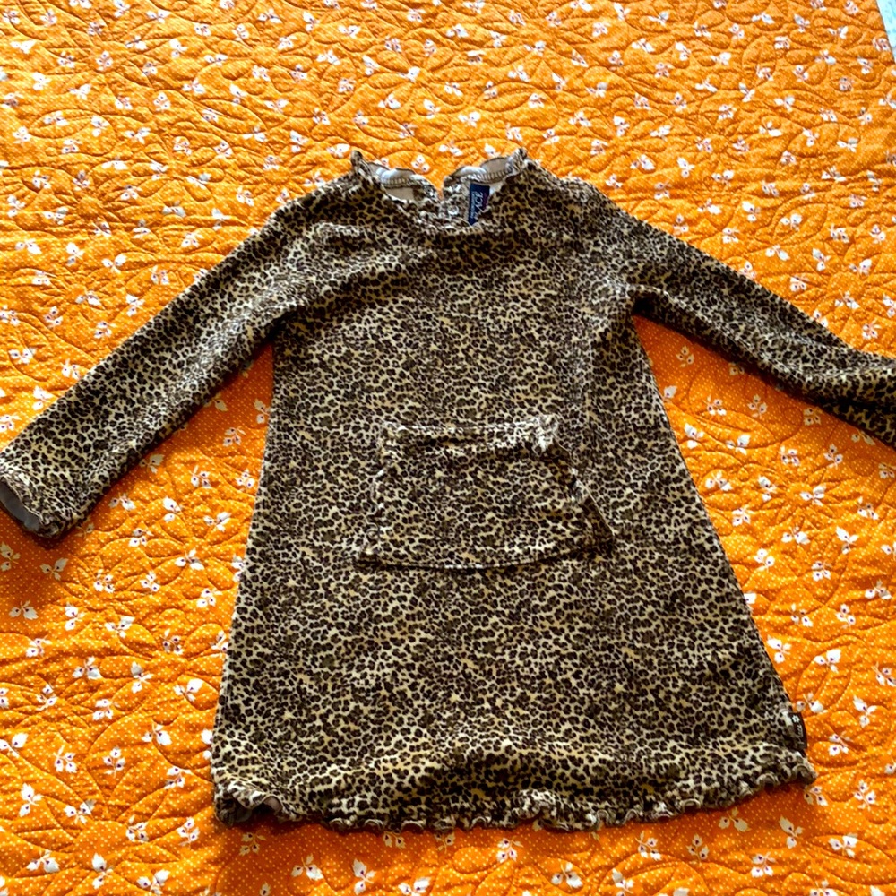 Girls leopard print dress